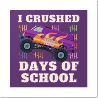 i crushed 100 days of school Posters and Art